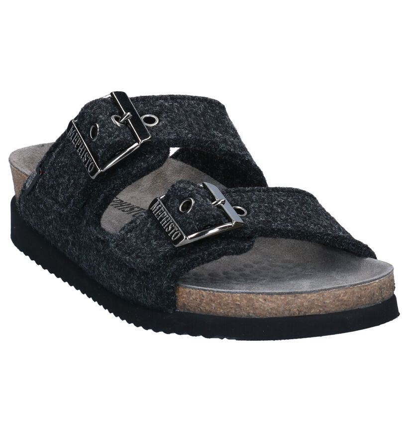 Mephisto Hester Nu-pieds en Brun en textile (298117)