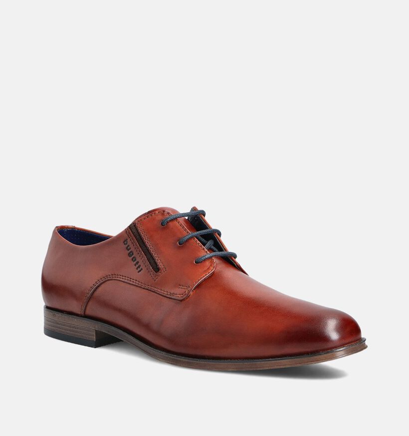 Bugatti Leagro Chaussures classiques en Cognac pour hommes (359771)