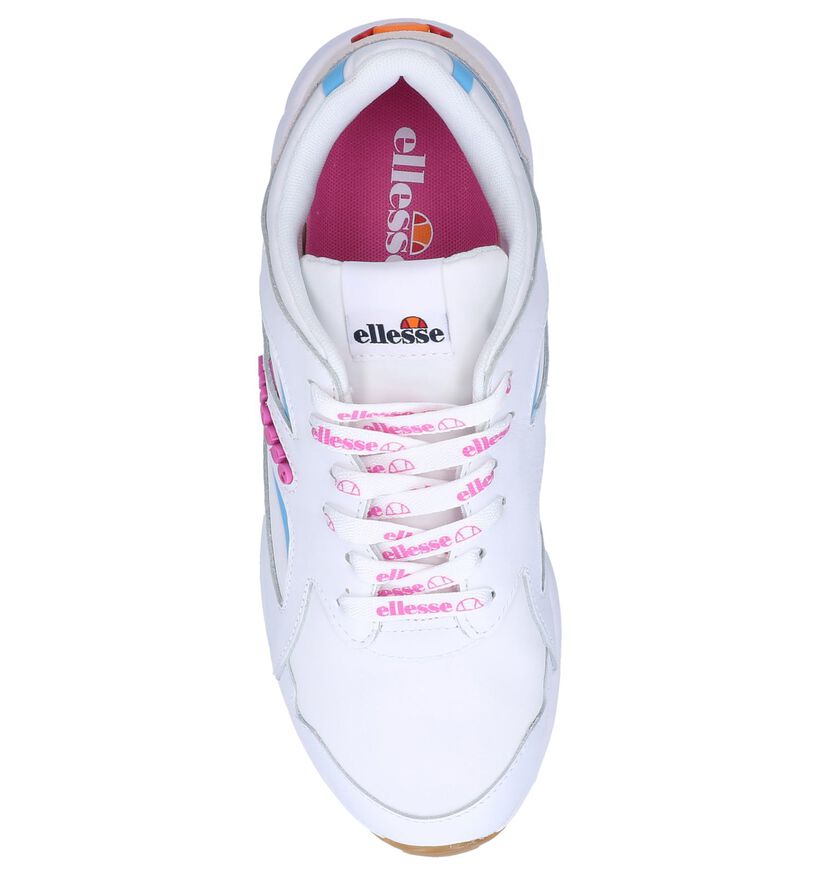 Ellesse Contest Witte Sneakers in leer (241633)