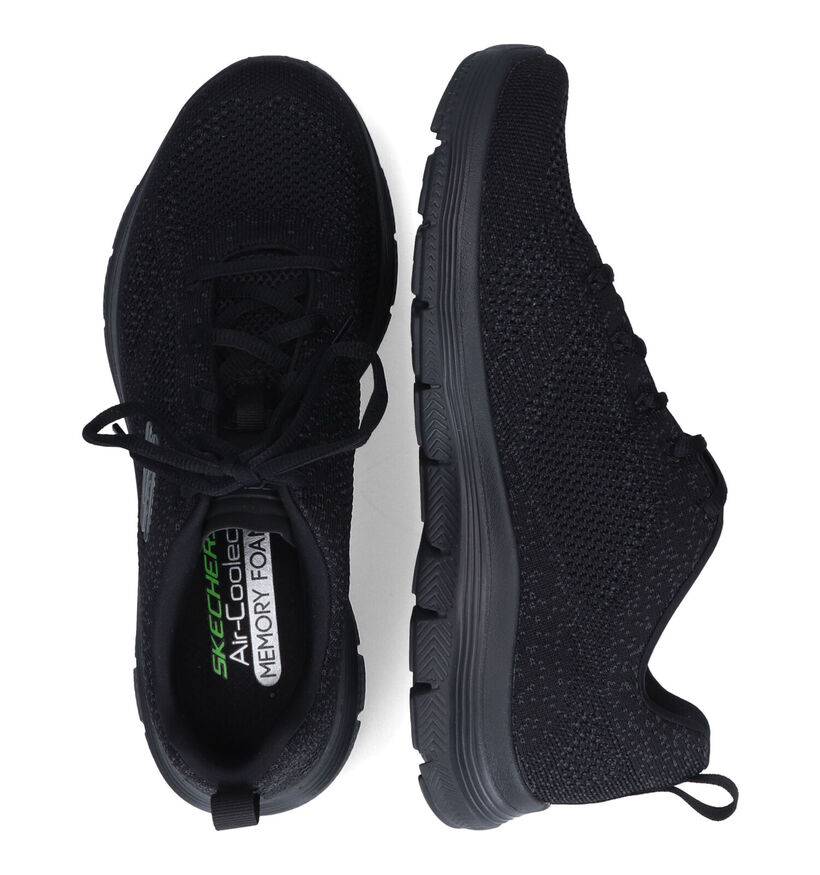 Skechers Flex Advantage Zwarte Sneakers voor heren (318134)