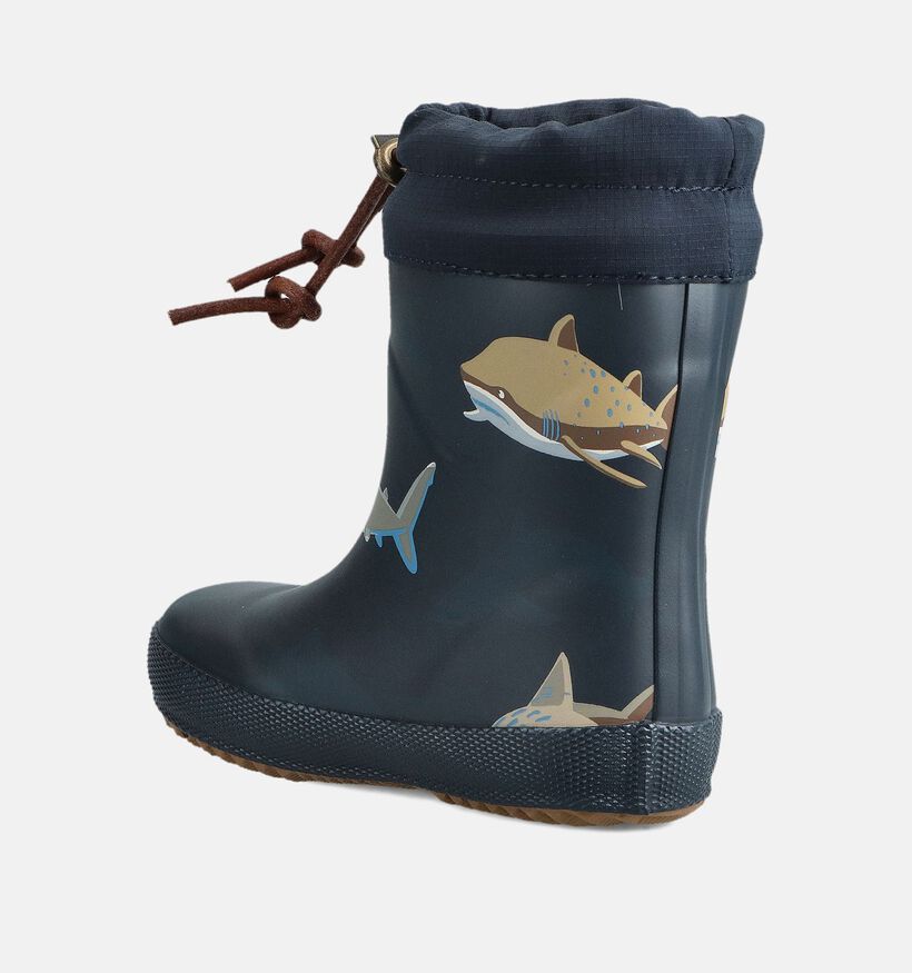 Bisgaard Blue Shark Blauwe Regenlaarzen voor meisjes, jongens (364815)