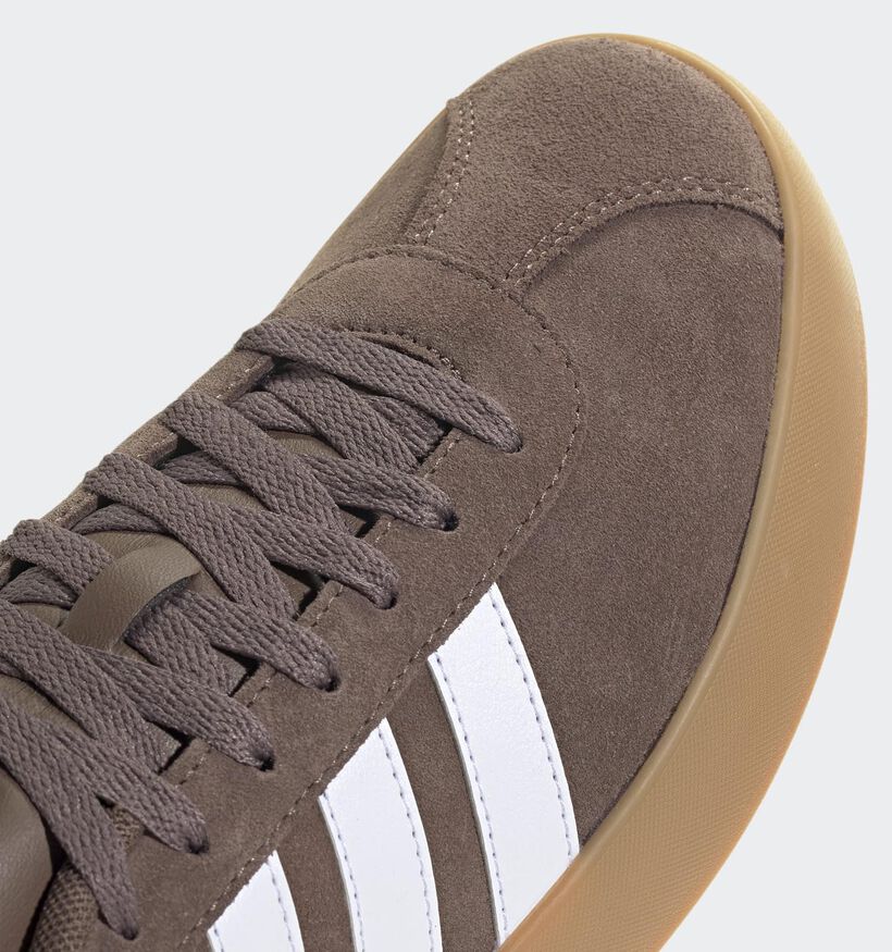 adidas VL Court Baskets basses en Marron pour hommes (357271) - pour semelles orthopédiques