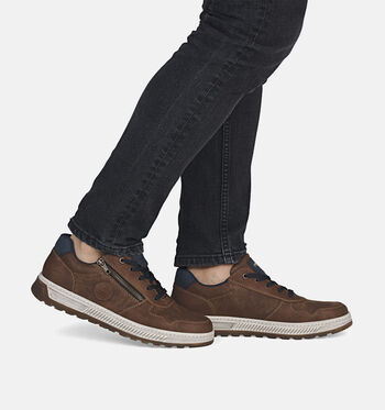 Rieker Baskets Cognac/Bleu
