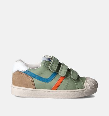 Chaussures à scratch vert