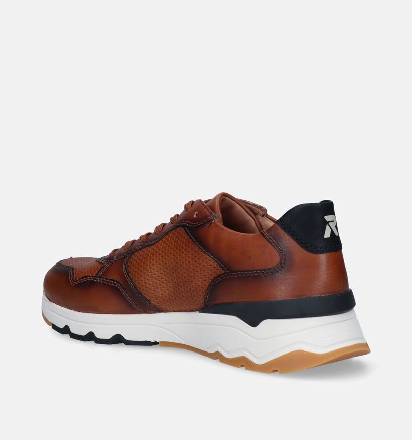 Rieker R-Evolution Chaussures à lacets en Cognac pour hommes (336245) - pour semelles orthopédiques