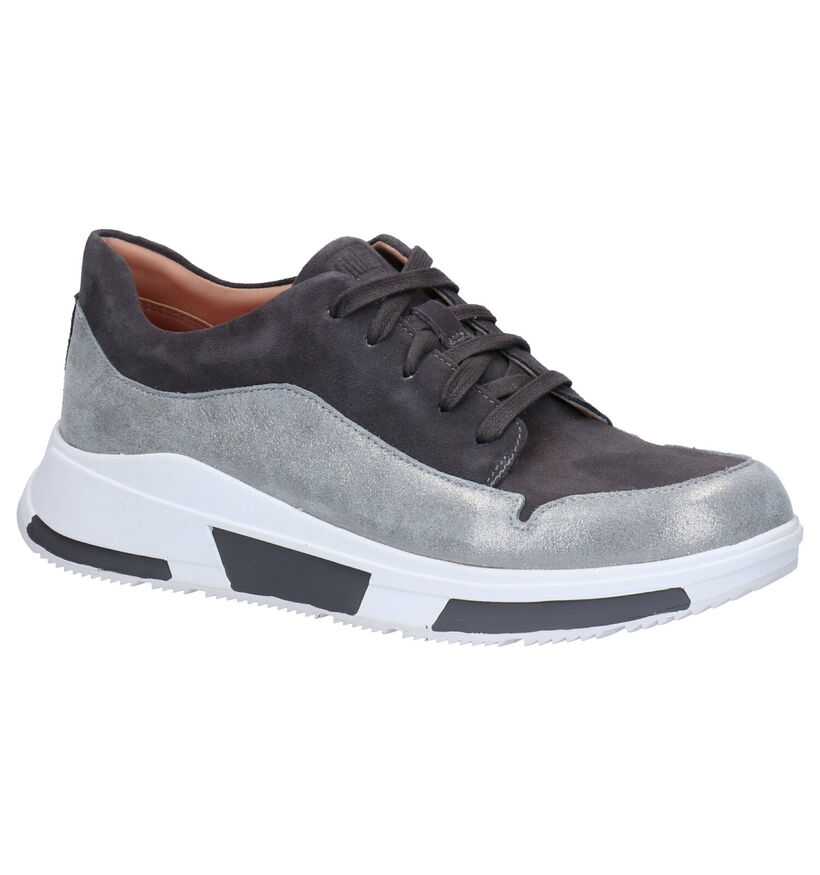 FitFlop Freya Witte Sneakers in daim (267624)