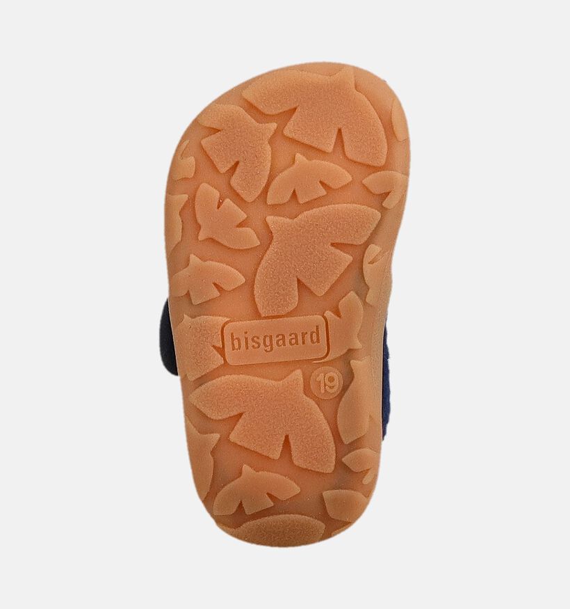 Bisgaard Donkerblauwe Pantoffels voor meisjes, jongens (381029) - geschikt voor steunzolen