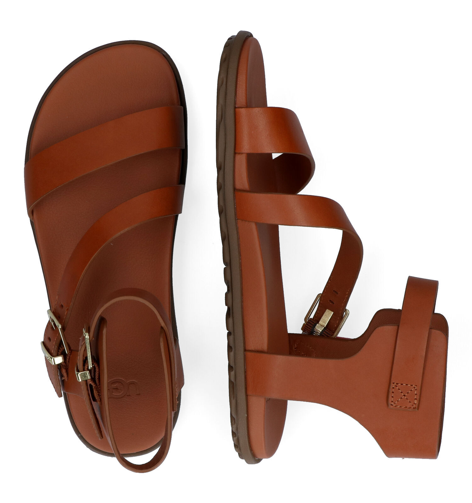 UGG Solivan Strap Cognac Sandalen | Dames Sandalen | Online op TORFS.BE