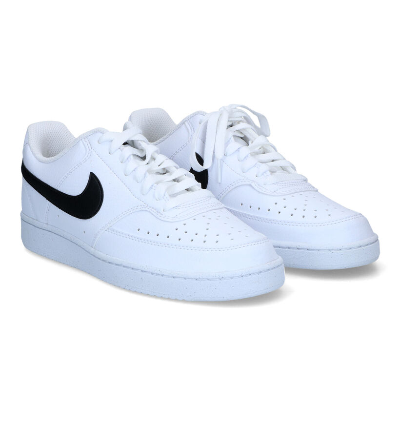 Nike Court Vision Baskets en Noir pour hommes (317112) - pour semelles orthopédiques