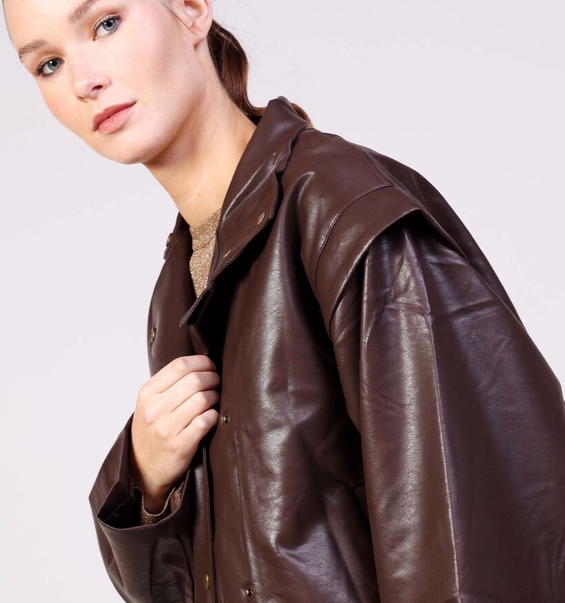 Orfeo Jesse Faux Leather Bruine Jas voor dames (365790)