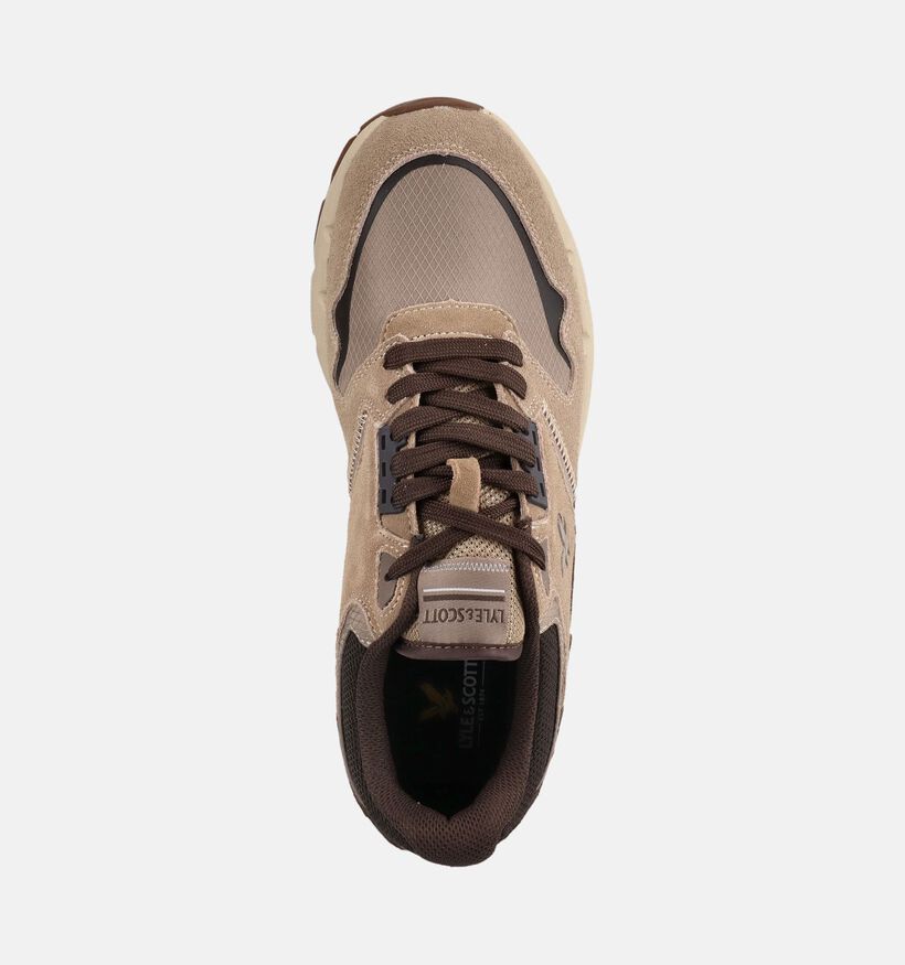 Lyle & Scott Finlay Chaussures &agrave; lacets en Marron pour hommes (378096) - pour semelles orthop&eacute;diques