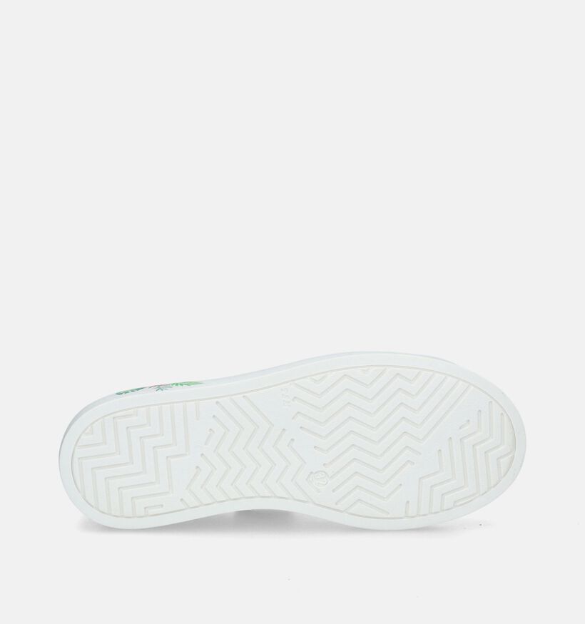 Bana & Co Baskets basses en Blanc pour filles (339771) - pour semelles orthopédiques