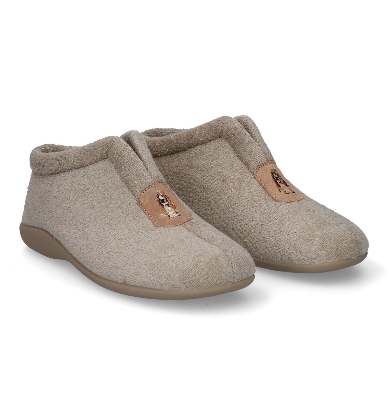 Hush Puppies Oisim Beige Pantoffels Dames Pantoffels Online op TORFS.BE