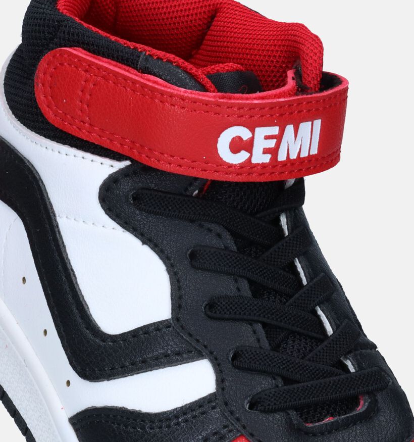 CEMI Rode Hoge sneakers voor jongens, meisjes (329522)