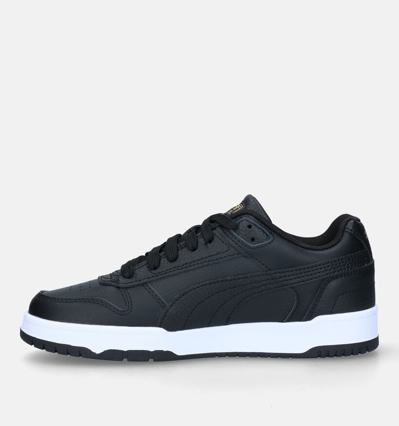 Puma Game Low Zwarte Sneakers voor jongens (326364)