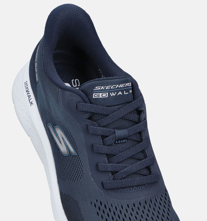 Skechers Go Walk Flex Donkerblauwe Slip-ons voor heren (371058) - geschikt voor steunzolen
