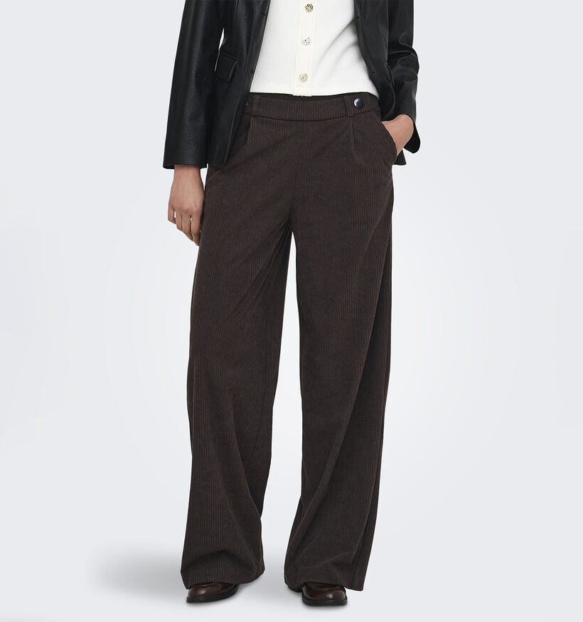 JDY Geggo Donkerbruine Geklede Broek voor dames (378337)