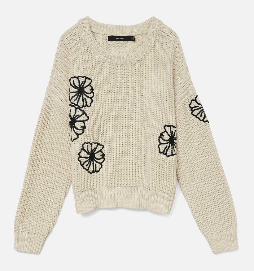 Vero Moda Laura LS Lichtbeige Trui voor dames (361179)