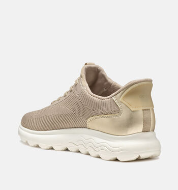 Geox Fast-In System Baskets Blanc/Taupe/Bleu/Rouge