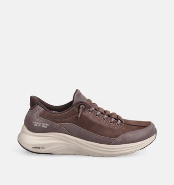 Skechers Memory Foam Low Baskets Cognac/Marron