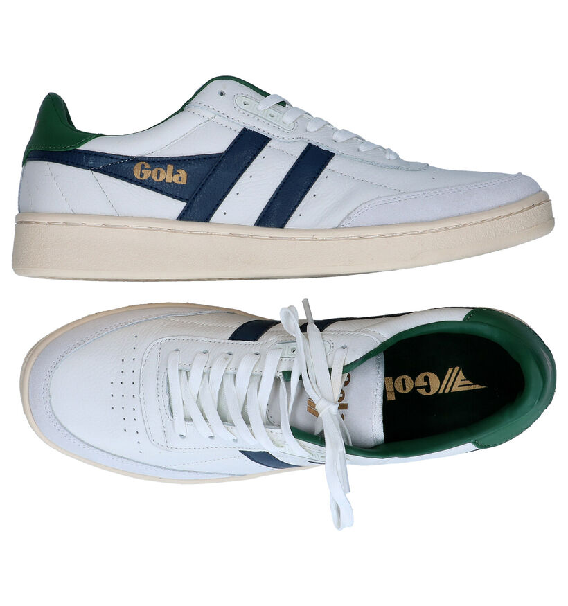 Gola Contact Baskets en Blanc pour hommes (328679) - pour semelles orthopédiques