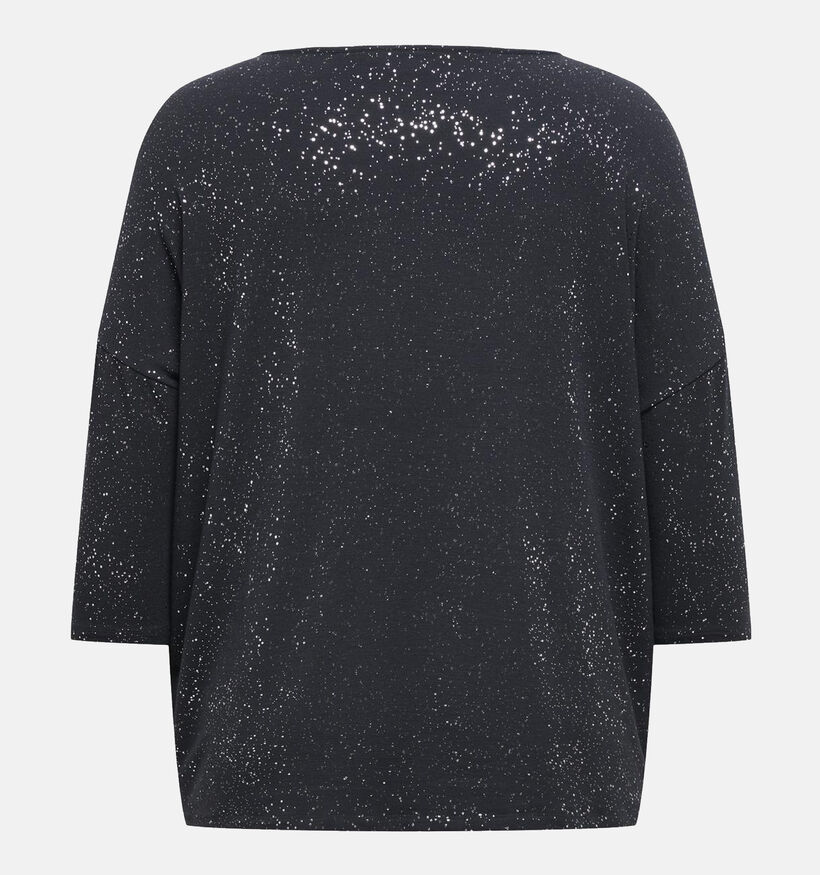ONLY Carmakoma Foila Zwarte Longsleeve voor dames (348428)