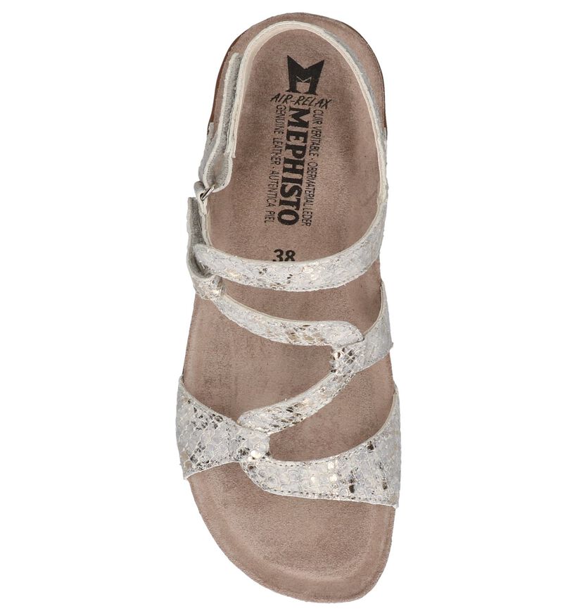 Beige Sandalen Mephisto Adelie in leer (246556)