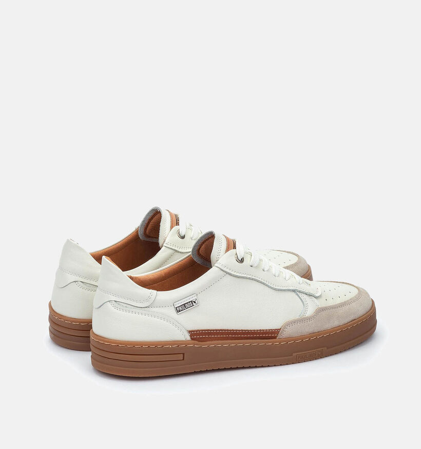 Pikolinos Xativa Witte Veterschoenen voor heren (355436) - geschikt voor steunzolen