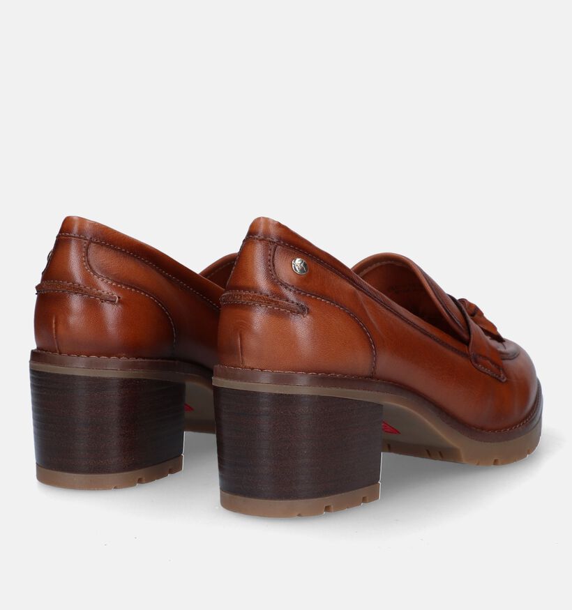 Pikolinos Llanes Cognac Mocassins met hak voor dames (329618)