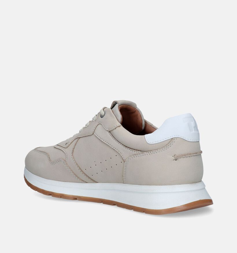 Tamaris Beige Veterschoenen voor heren (337201) - geschikt voor steunzolen