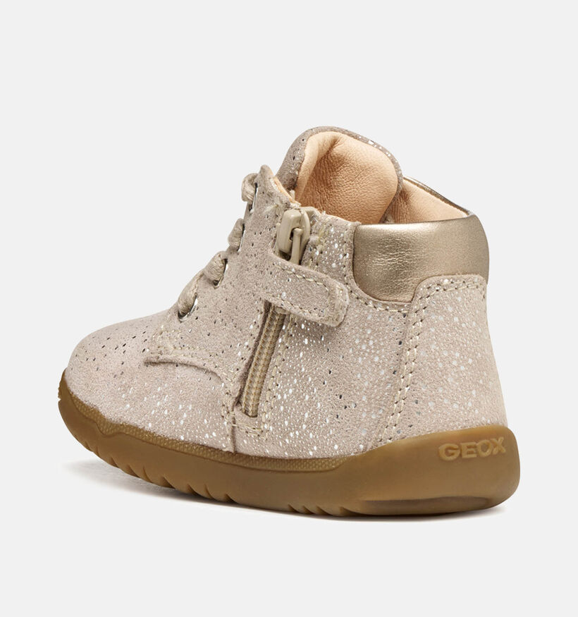Geox Macchia Beige Babyschoenen voor meisjes (360375) - geschikt voor steunzolen