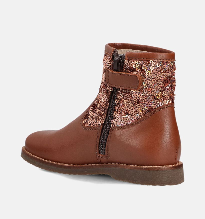 Beberlis Cognac Korte Laarzen voor meisjes (364582)