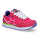 Milo & Mila Baskets basses en Fuchsia pour filles (305273)