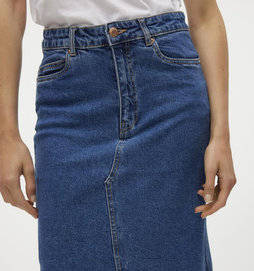 Vero Moda Veri Jupe en jeans en Bleu pour femmes (344055)