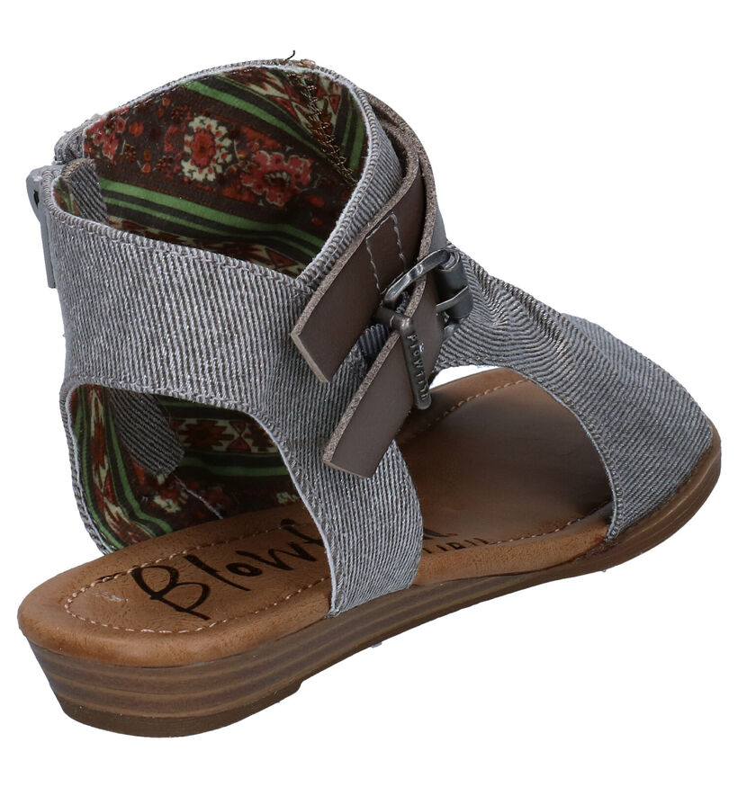 Blowfish Malibu Balla Vegan Zwarte Sandalen in stof (288922)