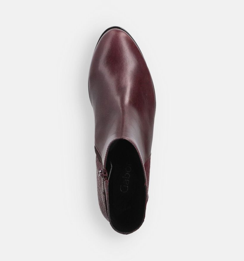 Gabor Bordeaux Enkellaarzen voor dames (363149)
