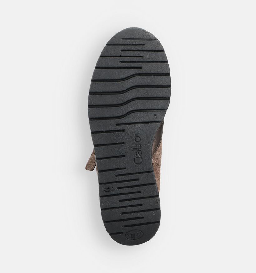 Gabor Bruine Lage Veterschoenen voor dames (360296) - geschikt voor steunzolen