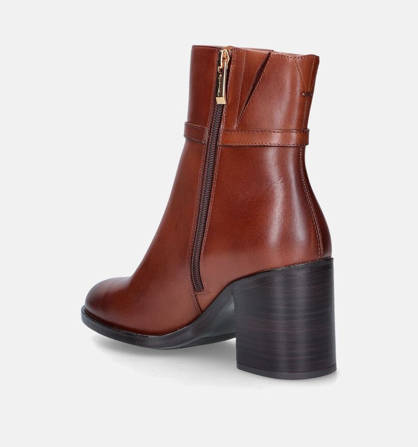 Tamaris Bottillons avec talon carré en Cognac pour femmes (348903)