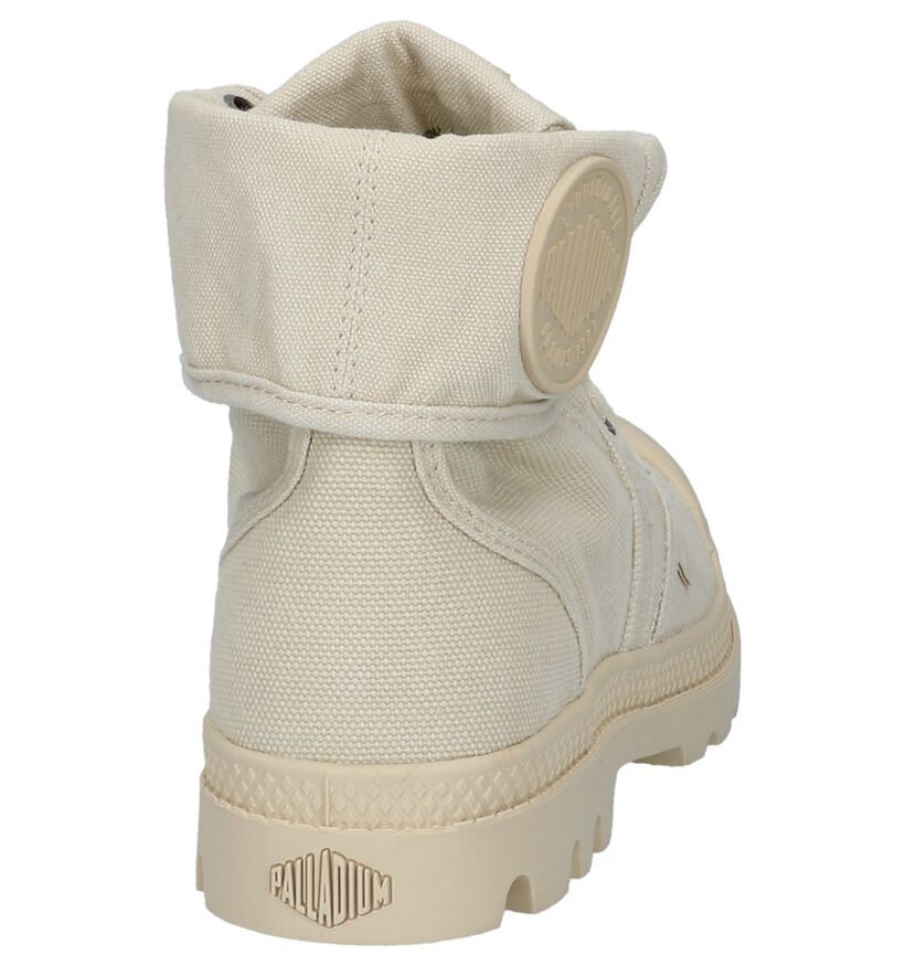 Palladium Bottines en Beige en textile (214055)