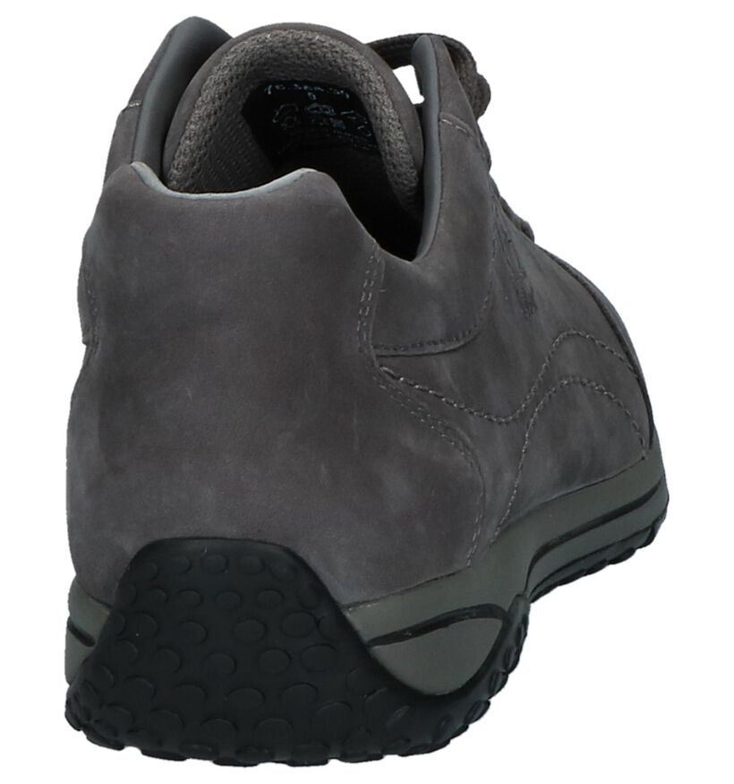 Gabor OptiFit Chaussures à lacets en Gris foncé en nubuck (231277)