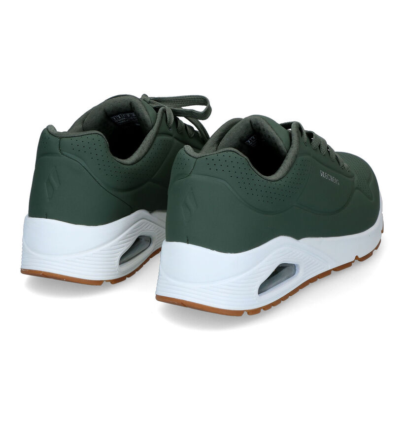 Skechers Uno Stand On Air Zwarte Sneakers voor heren (350318) - geschikt voor steunzolen