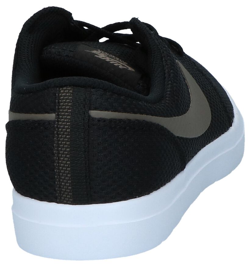 Zwarte Skateschoenen Nike SB Portmore in stof (219433)
