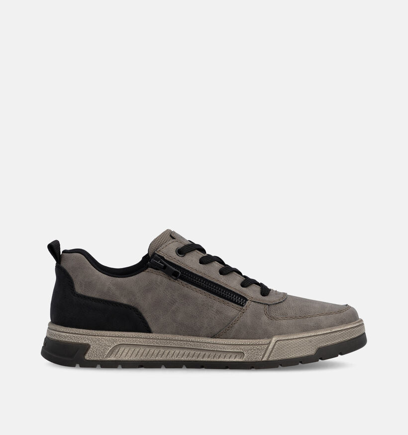 Rieker Chaussures plates en Taupe pour hommes (379836) - pour semelles orthop&eacute;diques