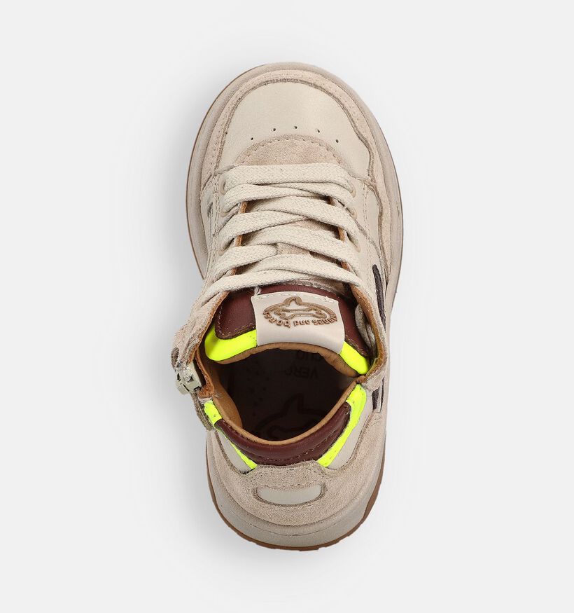 STONES and BONES Kiton Beige Sneakers voor jongens (362012) - geschikt voor steunzolen