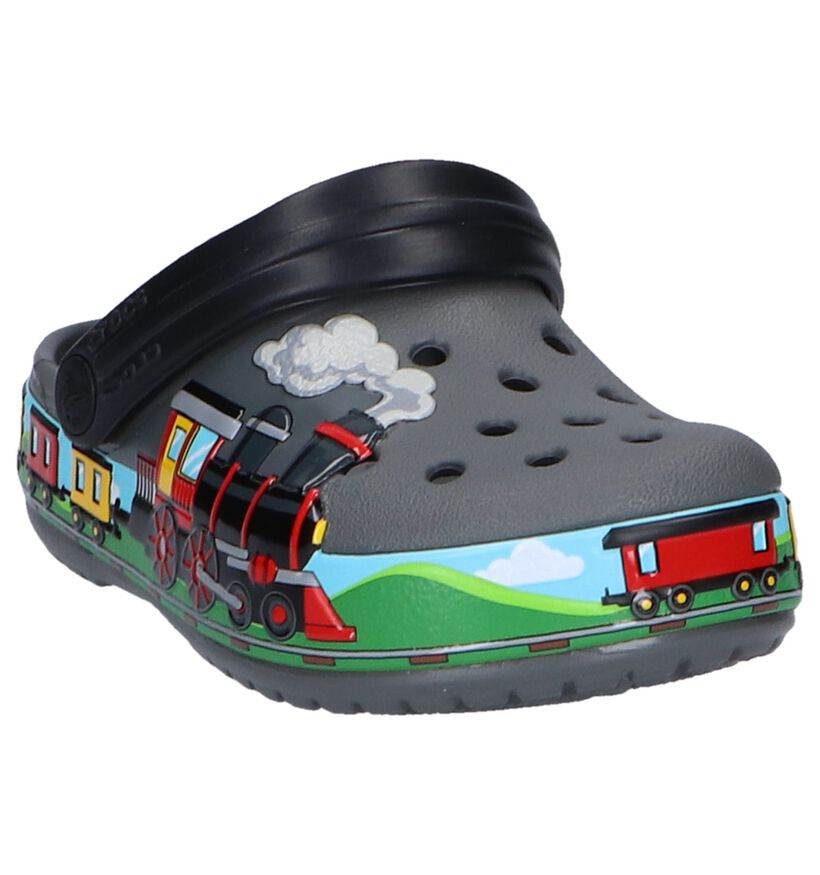 Crocs Funlab Train Band Nu-pieds en Gris en synthétique (245201)