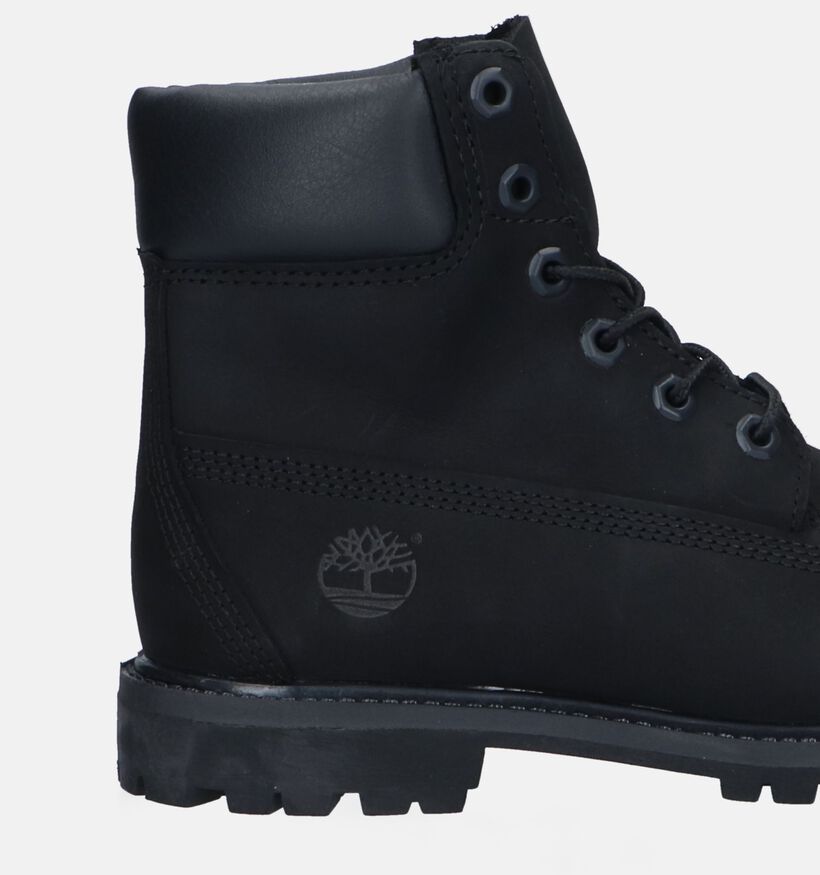 Timberland 6IN Premium Bottines en Noir pour femmes (346048) - pour semelles orthopédiques