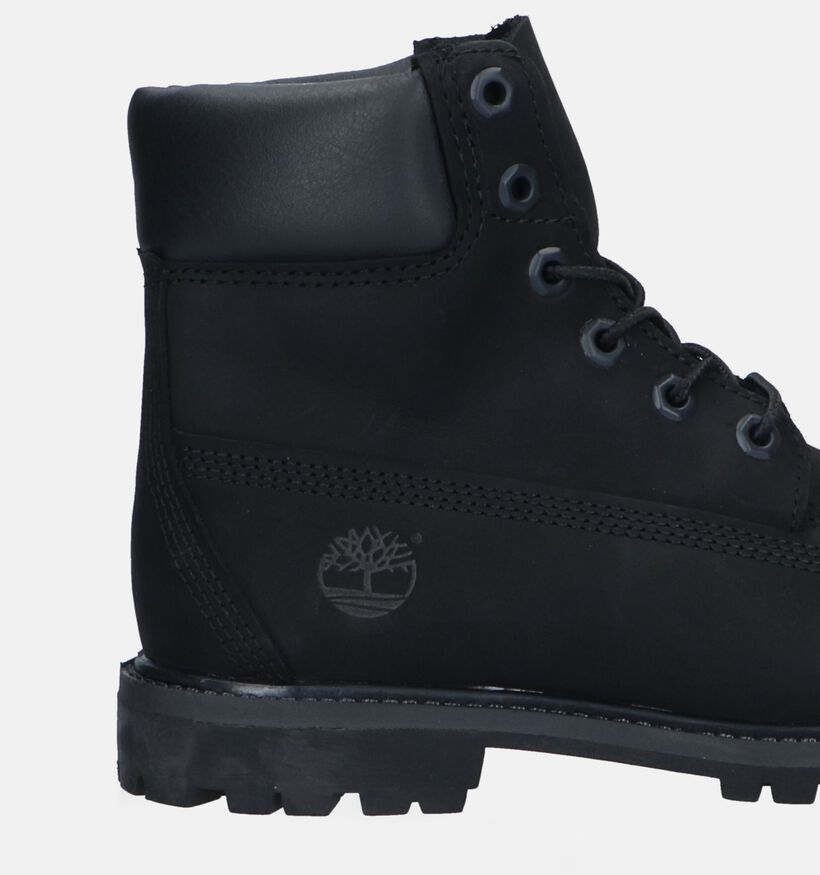 Timberland 6IN Premium Bottines en Noir pour femmes (328666) - pour semelles orthopédiques