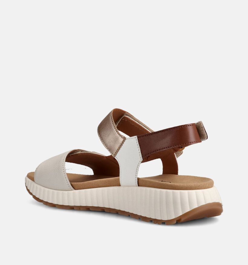 Gabor Ecru/Bruine Sandalen voor dames (371206)