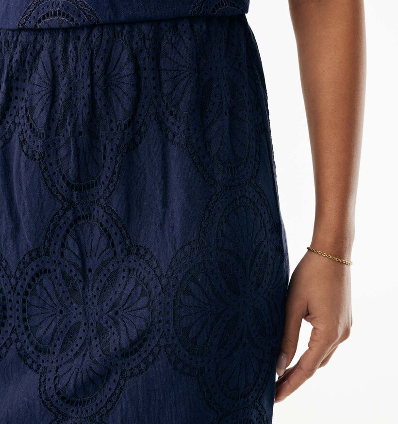 Mexx Lace Pencil Donkerblauwe Kokerrok voor dames (368544)