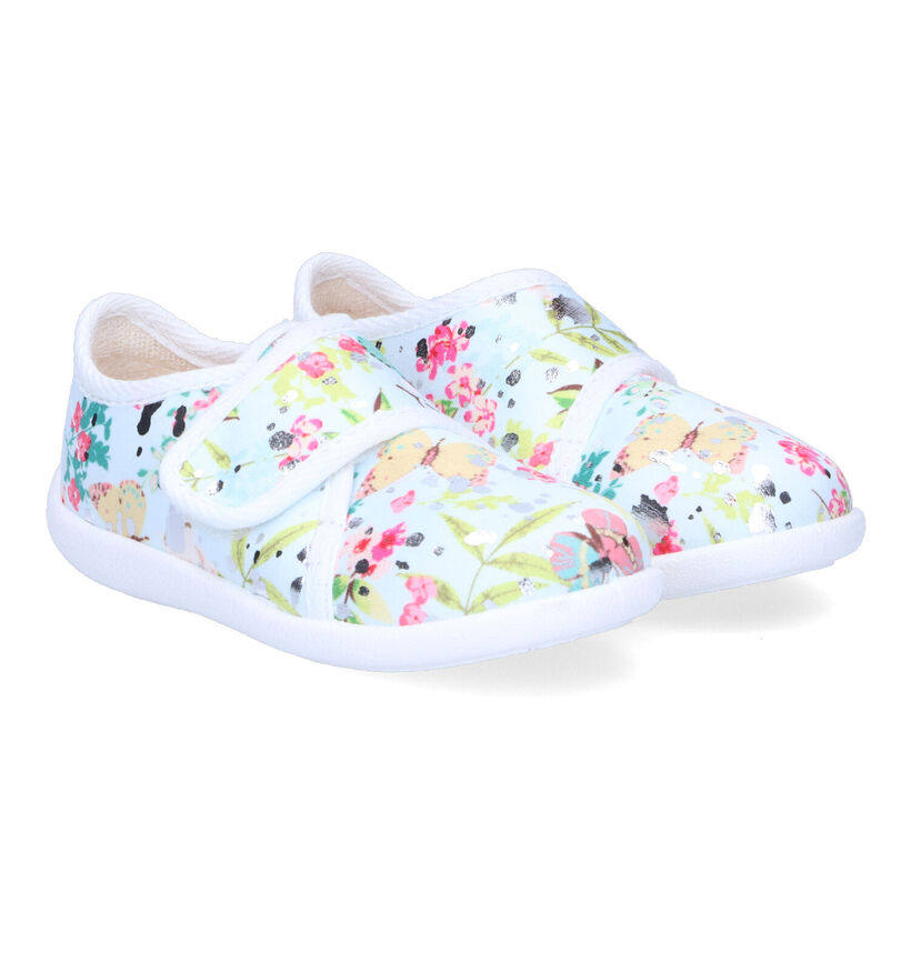Bellamy New Lichtblauwe Pantoffels voor meisjes (309263)